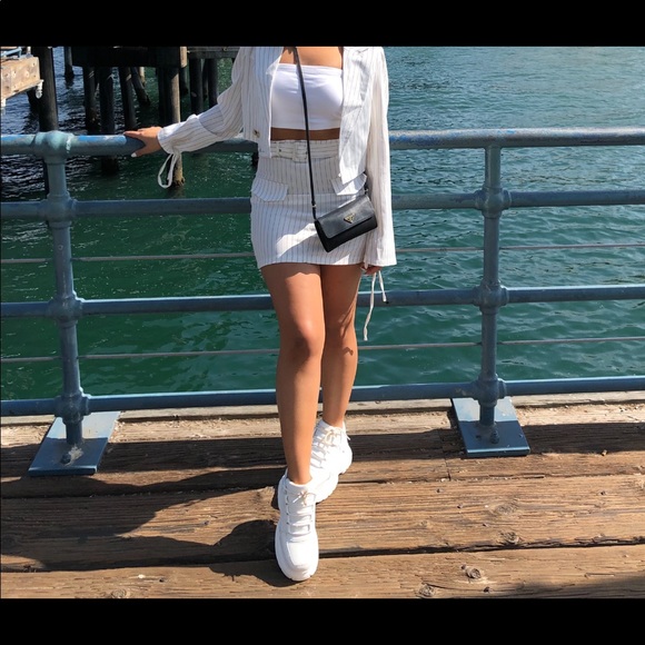 2for$50 Striped Blazer Pencil Skirt Two Piece Set - Picture 7 of 7